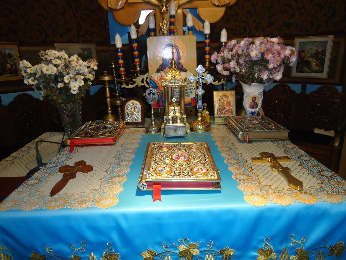 Imagini din Biserica Sfântul Gheorghe Lunca Pașcani .